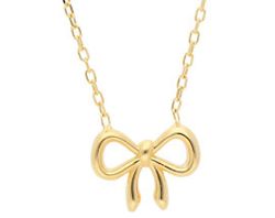 Colgante Plata Dorada Liska LAF6542CL-D Lazo En Brillo