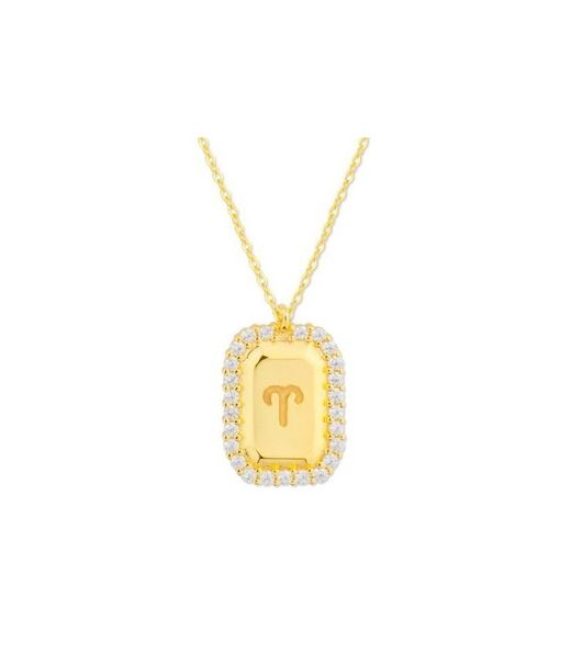 Pendentif en argent doré Liska ZOD01-3D Áries Zircons