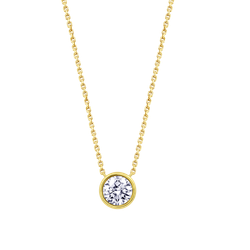 Colgante Plata Dorada Lotus LP2001-1/2 Circonita