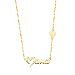 Colgante Plata Dorada Lotus LP3405-1/2 Palabra MAMÁ