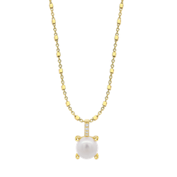 Colgante Plata Dorada Lotus LP3409-1/2 Perla