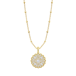 Colgante Plata Dorada Lotus LP3886-1/2 Circonitas