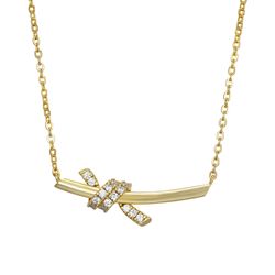 Colgante Plata Dorada Mujer 26mm COZ0348DO Palo Circonitas