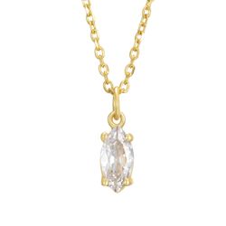 Colgante Plata Dorada Mujer 5,5mm COZ0338DO Circonita