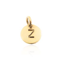 Colgante Plata Dorada Mujer 8mm CH00065DOZ Letra Z