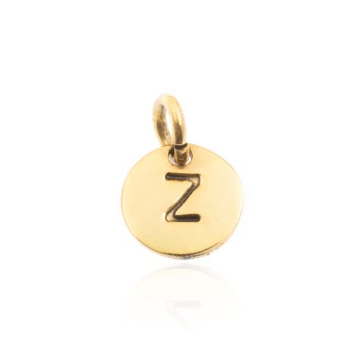Colgante Plata Dorada Mujer 8mm CH00065DOZ Letra Z