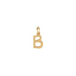Colgante Plata Dorada Mujer CHL0229DOB Letra B 10mm