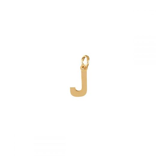 Colgante Plata Dorada Mujer CHL0229DOJ Letra J 10mm