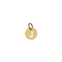 Colgante Plata Dorada Mujer CHL0244DOJ Letra J 8mm
