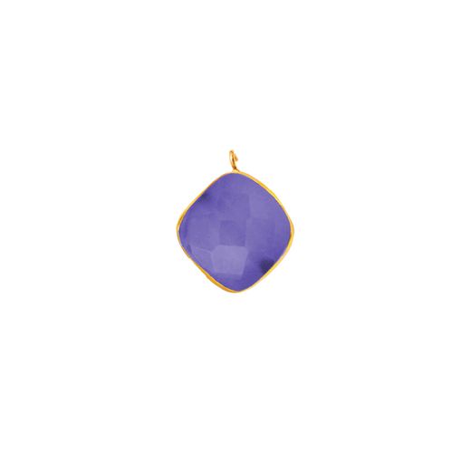 Colgante Plata Dorada Mujer CHM0023DOAM Piedra Mineral Amatista