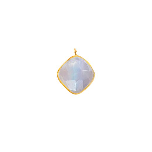 Colgante Plata Dorada Mujer CHM0023DOPL Piedra Mineral Piedra Luna