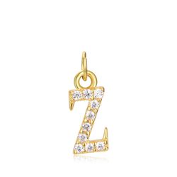 Colgante Plata Dorada Mujer CHZ0035DOCZZ Letra Z Circonitas