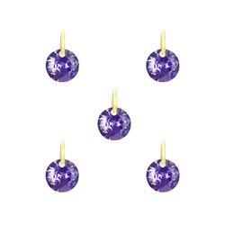 Colgante Plata Dorada Mujer CHZ0065DOAM Circonita Morada (1) Unidad