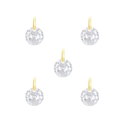 Colgante Plata Dorada Mujer CHZ0065DOCZ Circonita (1) Unidad