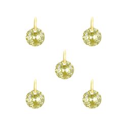 Colgante Plata Dorada Mujer CHZ0065DOZO Circonita Champán