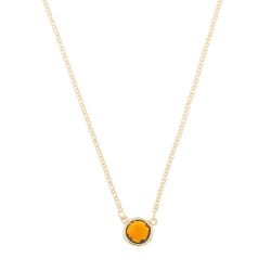 Colgante Plata Dorada Mujer COM0025DOCH Piedra Mineral Cuarzo Ahumado