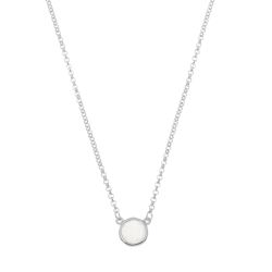 Colgante Plata Dorada Mujer COM0025DOCR Piedra Mineral Cuarzo Rosa