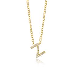 Colgante Plata Dorada Mujer COZ0172DOZ Letra Z C. Circonitas