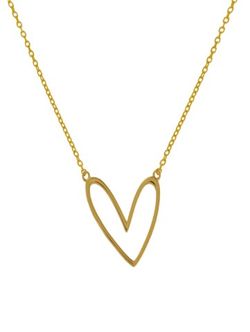 Colgante Plata Dorada Mujer PGAR798/C Corazón En Brillo