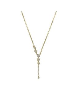 Colgante Plata Dorada Mujer PGAR900/C Circonitas