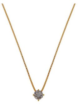 Colgante Plata Dorada Mujer PPRC2/C Punto D. Luz Circonita Mediano