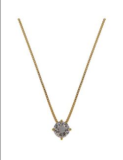 Colgante Plata Dorada Mujer PPRC3/C Punto D. Luz Circonita Mediano