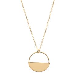 Sovrani AVP316 Gold Plated Circle Pendant