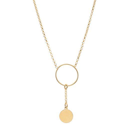 Sovrani AVP313 Gold Plated Circle Pendant