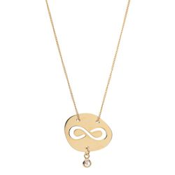 Sovrani Golden Silver Pendant AVP332 Infinity