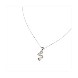 Colgante Plata Dorada Sovrani J10975 Serpiente C. Circonitas 46cm