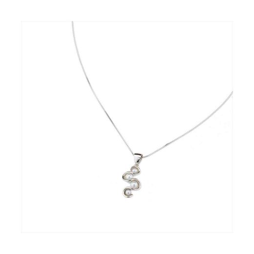 Colgante Plata Dorada Sovrani J10975 Serpiente C. Circonitas 46cm