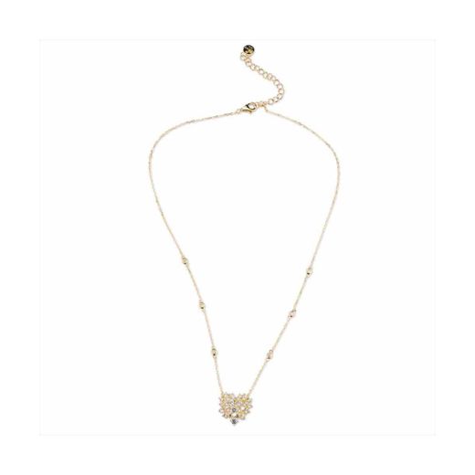 Colgante Plata Dorada Sovrani J12016 Corazón Circonitas 40+5cm