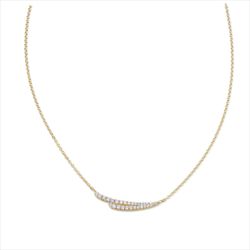 Colgante Plata Dorada Sovrani J12700 Entorchado C. Circonitas 40+5cm