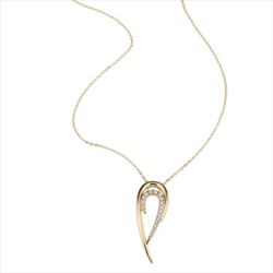 Colgante Plata Dorada Sovrani J12760 Circonitas 40+5cm