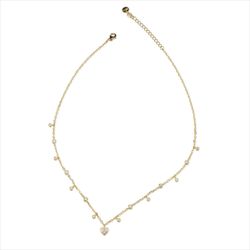 Colgante Plata Dorada Sovrani J12764 Corazón Circonitas 40+5cm