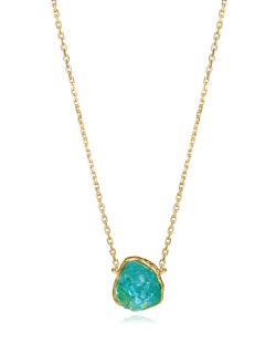Colgante Plata Dorada Viceroy Mujer 2370C100-43 Forma Irregular Piedra Natural Apatita Azul