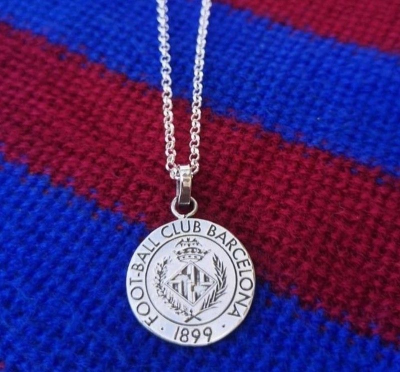 Colgante Plata FC Barcelona Escudo Original FCB-CEO