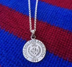 Colgante Plata FC Barcelona Escudo Original FCB-CEO