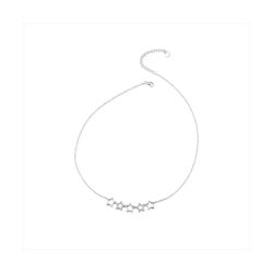 Colgante Plata J11663 Estrellas Circonitas 40+5cm