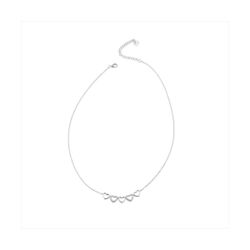 Colgante Plata J11665 Corazones Circonitas 40+5cm
