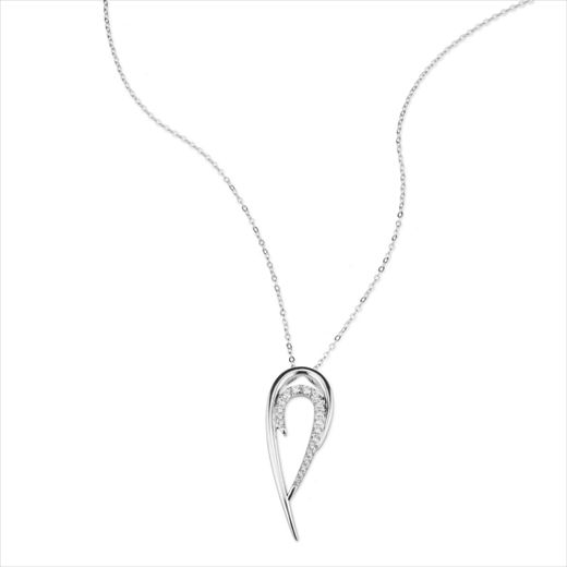 Colgante Plata J12761 Circonitas 40+5cm