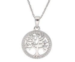 Colgante Plata Liska LAD7074CL Árbol De La Vida Circonitas