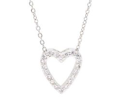 Colgante Plata Liska LM33CD Corazón Circonitas