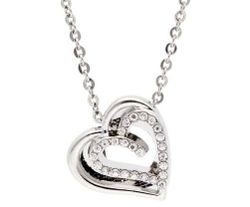 Colgante Plata Liska LM57CD Corazón Circonitas
