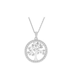 Colgante Plata Liska Mujer LAD7075CL Árbol De La Vida Circonitas