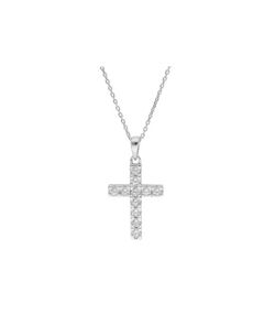 Colgante Plata Liska Mujer LAD7235CL Cruz Circonitas