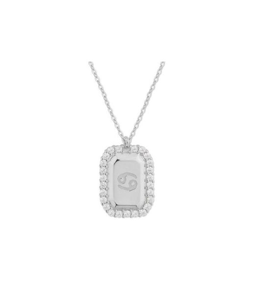 Penjoll Plata Liska ZOD01-6 Càncer Circonites