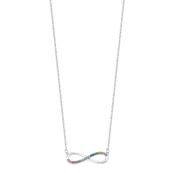 Colgante Plata Lotus LP1872-1/2 Infinito Circonitas Multicolor