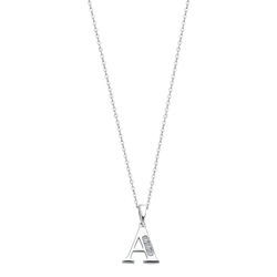 Colgante Plata Lotus LP3054-1/A Letra A Circonitas