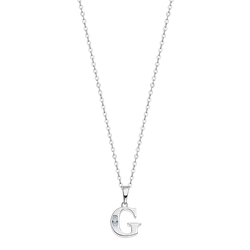 Colgante Plata Lotus LP3054-1/G Letra G Circonitas